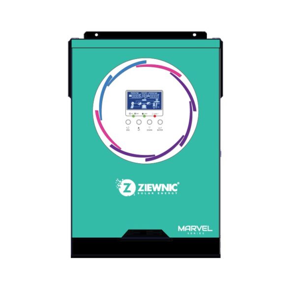 Ziewnic 6.5kW 48V Dual MPPT Hybrid Solar Inverter, 160A Solar Charge, 60A AC Charge